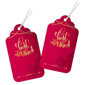 Glossy Lamination Hang Tags