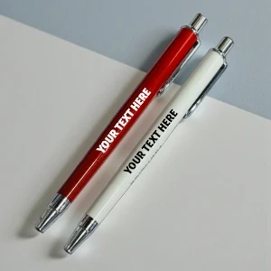 Customized Corporate Plastic Pens Printing in India | RENKPP25048_50