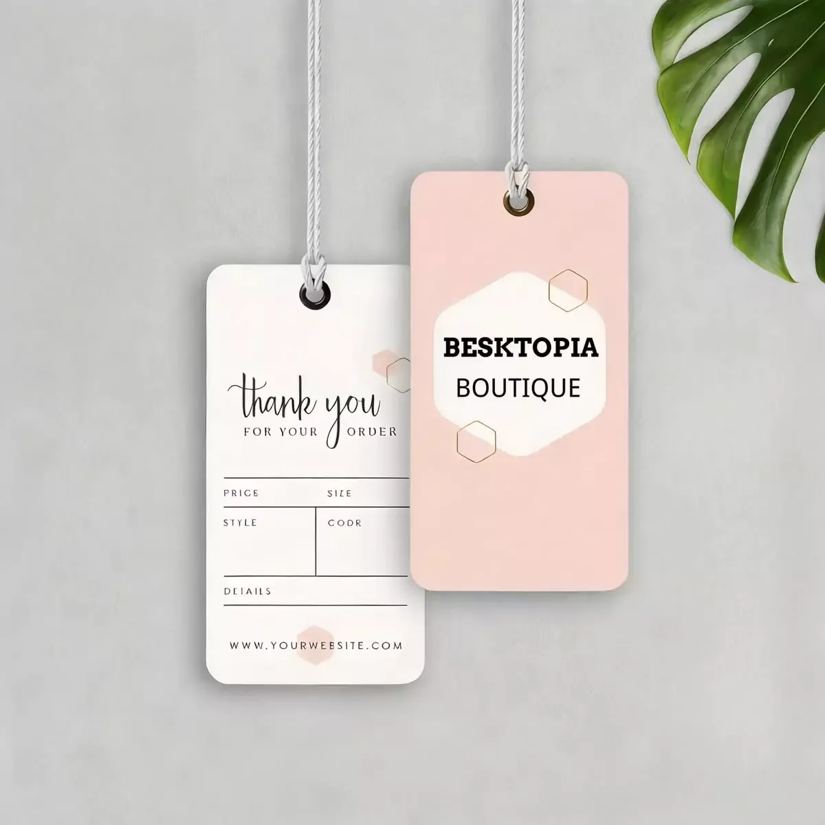 Glossy Paper Tags Printing