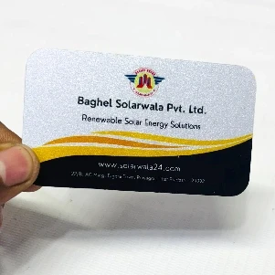 PVC METALIC GLOSSY FUSING VISITING CARDS